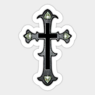 Cross Diamonds Sticker